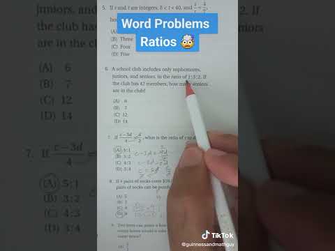 Word Problems Ratios