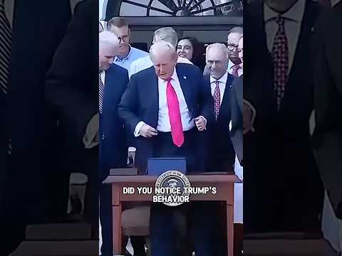 Did you notice Trumpās behavior #shorts #shortvideo #trending #actress #celebrity