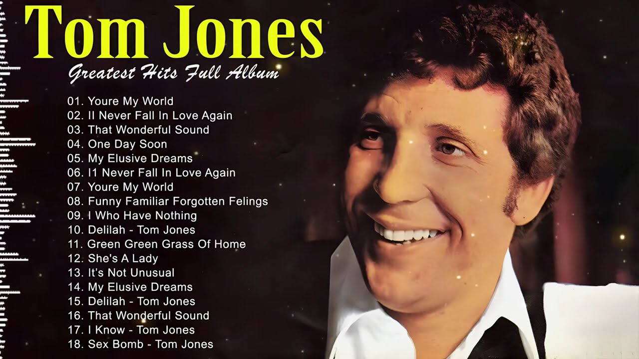 Tom Jones Greatest Hits 🎶 Full Album (50s-70s)