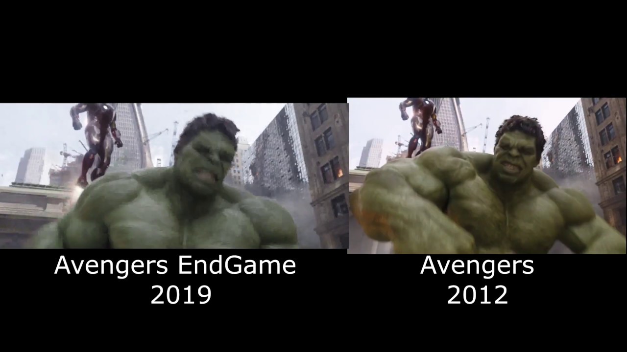 Comparación: Avengers EndGame (2019) vs Avengers 1 (2012) 🇪🇸
