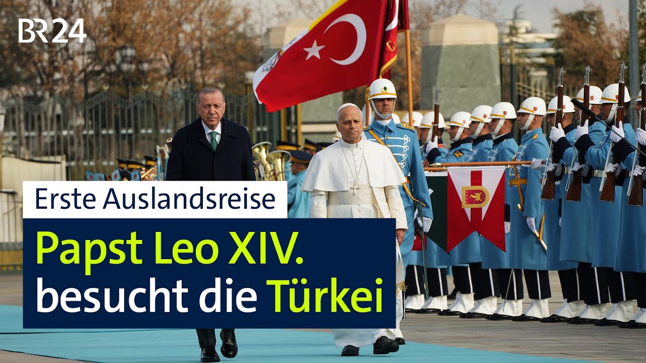 Papst Leo XIV. in Ankara trifft Erdogan 🇹🇷