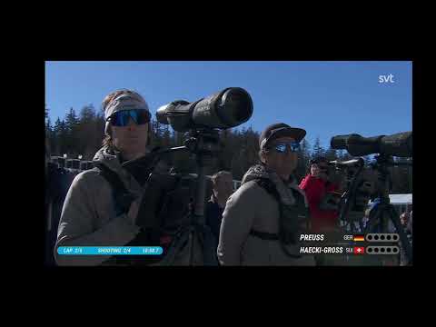 🎯 VM 🥈 Jaktstart Dam Lenzerheide 2025 Elvira Öberg 🥈
