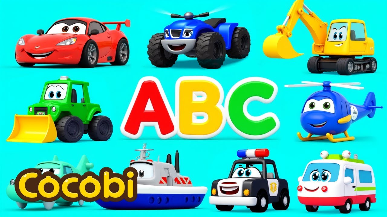 Learn Alphabets with Cars & Fun ABC Songs 🚗