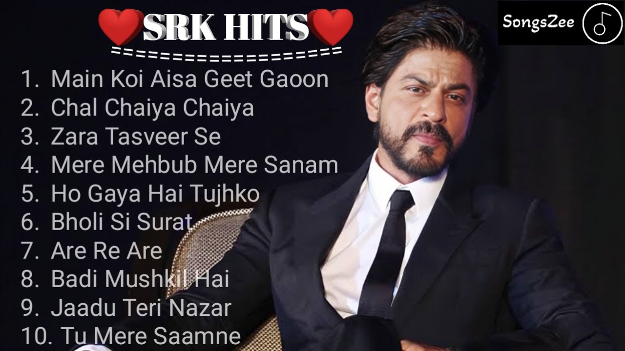 Best Romantic Songs of Shah Rukh Khan 🎶