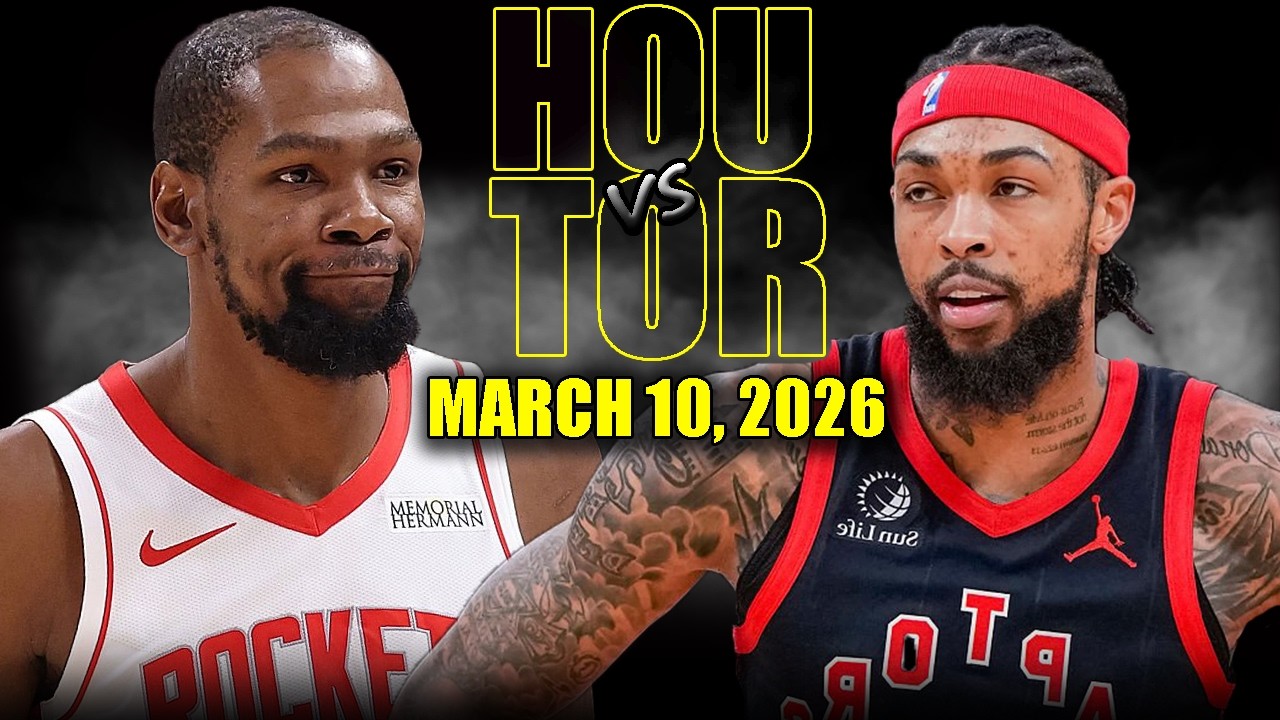 Houston Rockets vs Toronto Raptors Full Game Highlights – March 10, 2026 | NBA Season