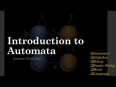 Introduction to theory of Automata | Basic terminologies