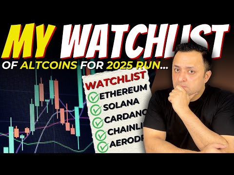 👀 ALTCOINS in MY WATCHLIST "My TOP 10 CRYPTO For 2025" 🔥| CRYPTOCURRENCY | ALT SEASON 2025 | HINDI 🚀