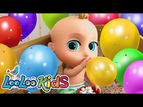 Johny Johny Yes Papa - Learn Colors with Balloons 2 - Nursery Rhymes & Kids Songs - LooLoo Kids
