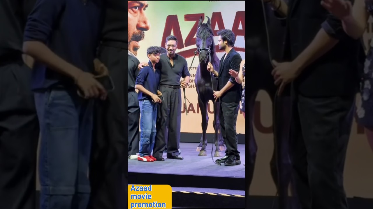 Ajay Devgan's Son Yug Meets Azaad 🎬