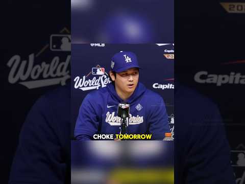 “Betts FINALLY did something” - Shohei Ohtani Postgame Interview - Dodgers vs Blue Jays - Game 6
