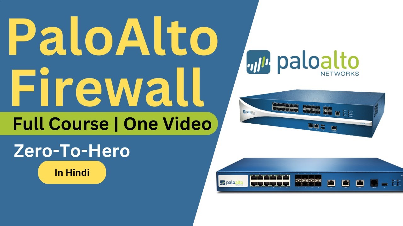 Comprehensive Palo Alto Firewall Course: From Beginner to Expert in One Video | Hindi