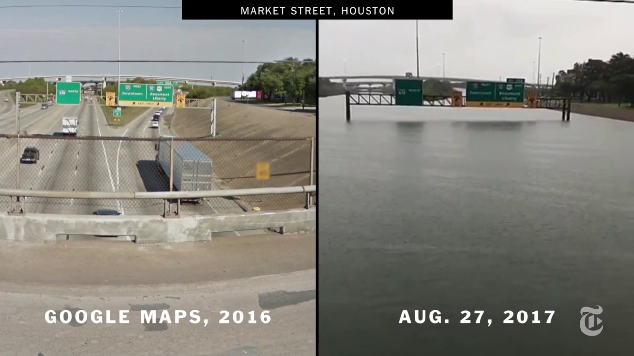 Houston Before & After Harvey Floods ๐