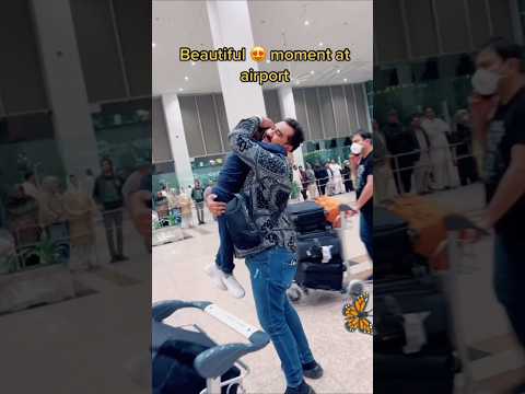 A proud Son and Father🩶#love #son #father #sonfather #airport #emotional #bestmoments