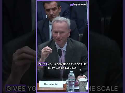 AI Data Centers Will Demand More Power Than Nuclear Plants | Dr. Eric Schmidt Testifies to Congress