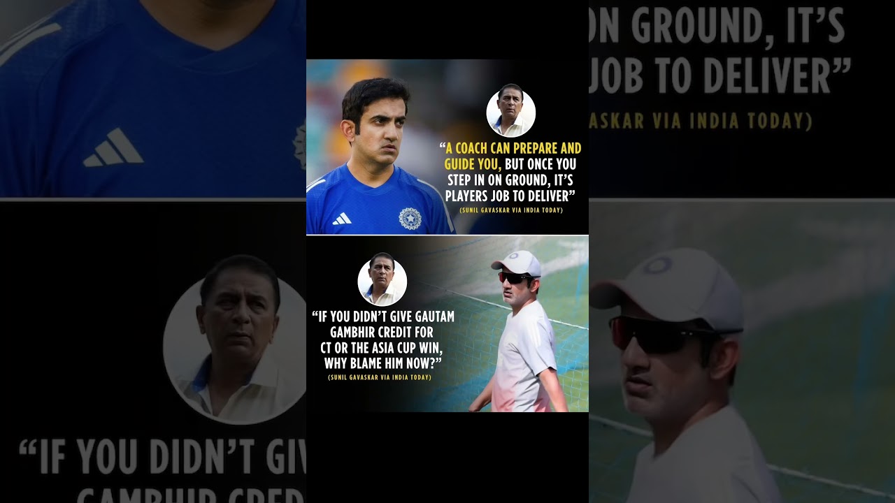 Gavaskar Backs Gambhir in Test Cricket 🏏