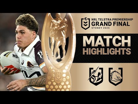 2025 NRL Match Highlights | Storm v Broncos | Grand Final