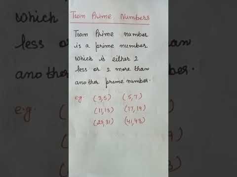 twin prime number # shorts