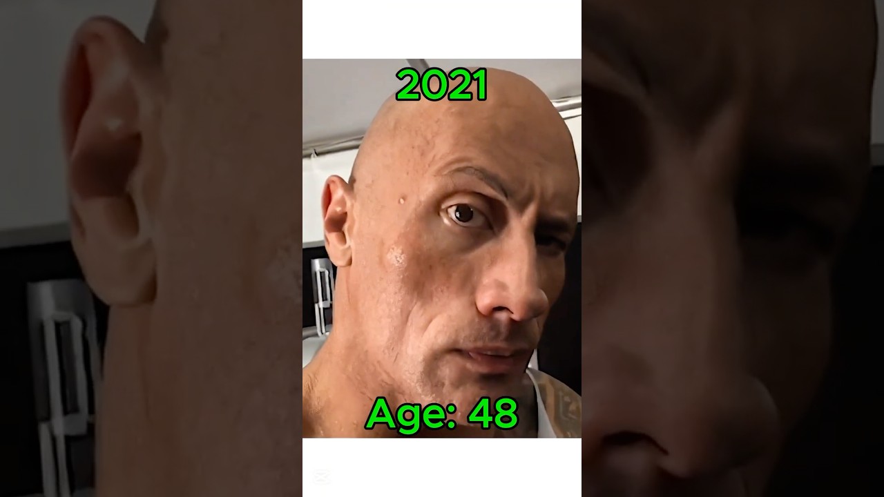 The Rock's Eyebrow Raise: 1998 vs 2021 ๐