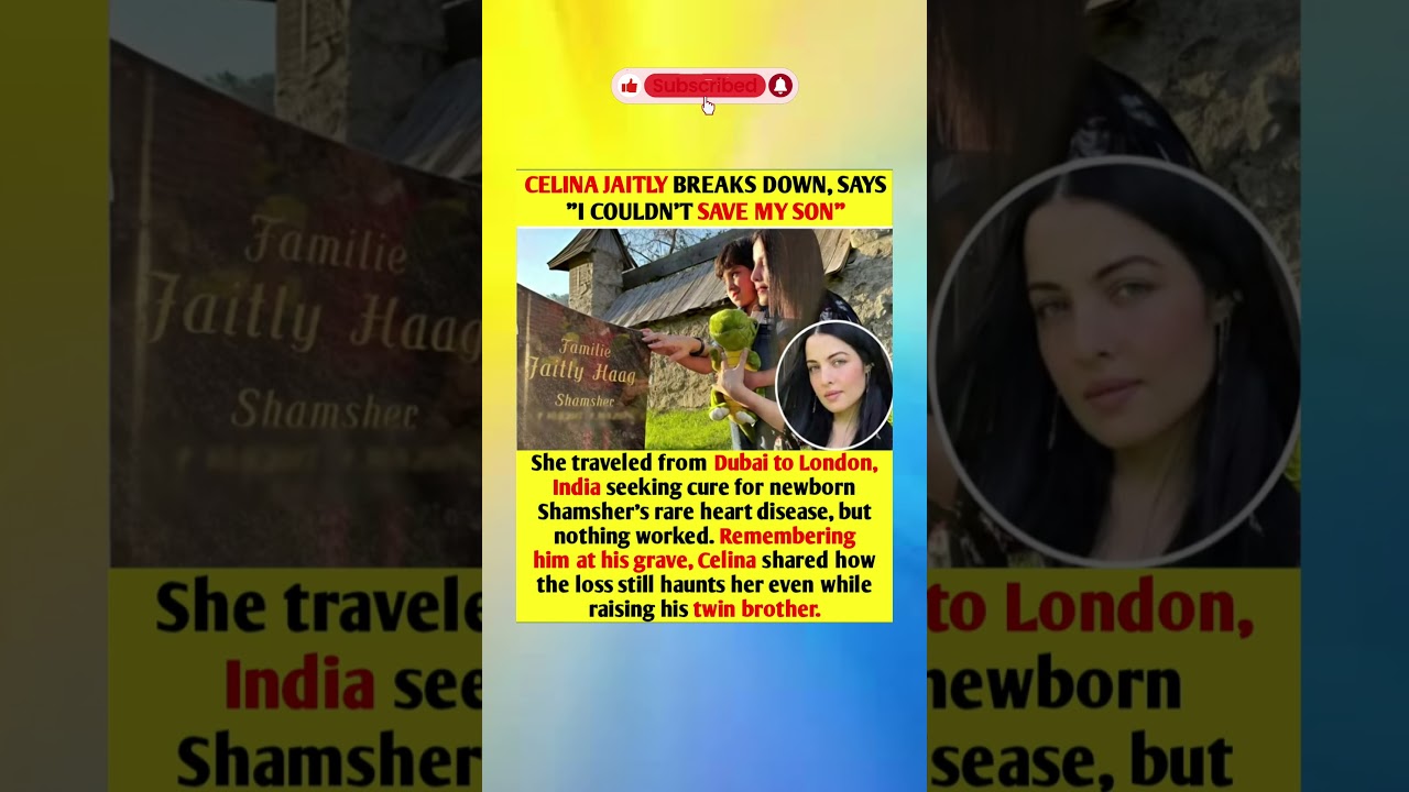Celina Jaitly Emotional Over Son's Loss 😢