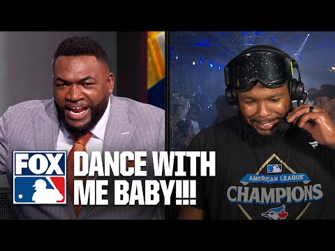 BLUE JAYS LIVE FROM LOCKER ROOM 🍾 Vladdy, George Springer, Max Scherzer on Game 7 win vs. Mariners