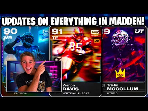UPDATES ON EVERYTHING IN MADDEN 26! MCS MCCOLLUM UPDATE, MAKERIGHTS, COLLECTOR SERIES + MORE!
