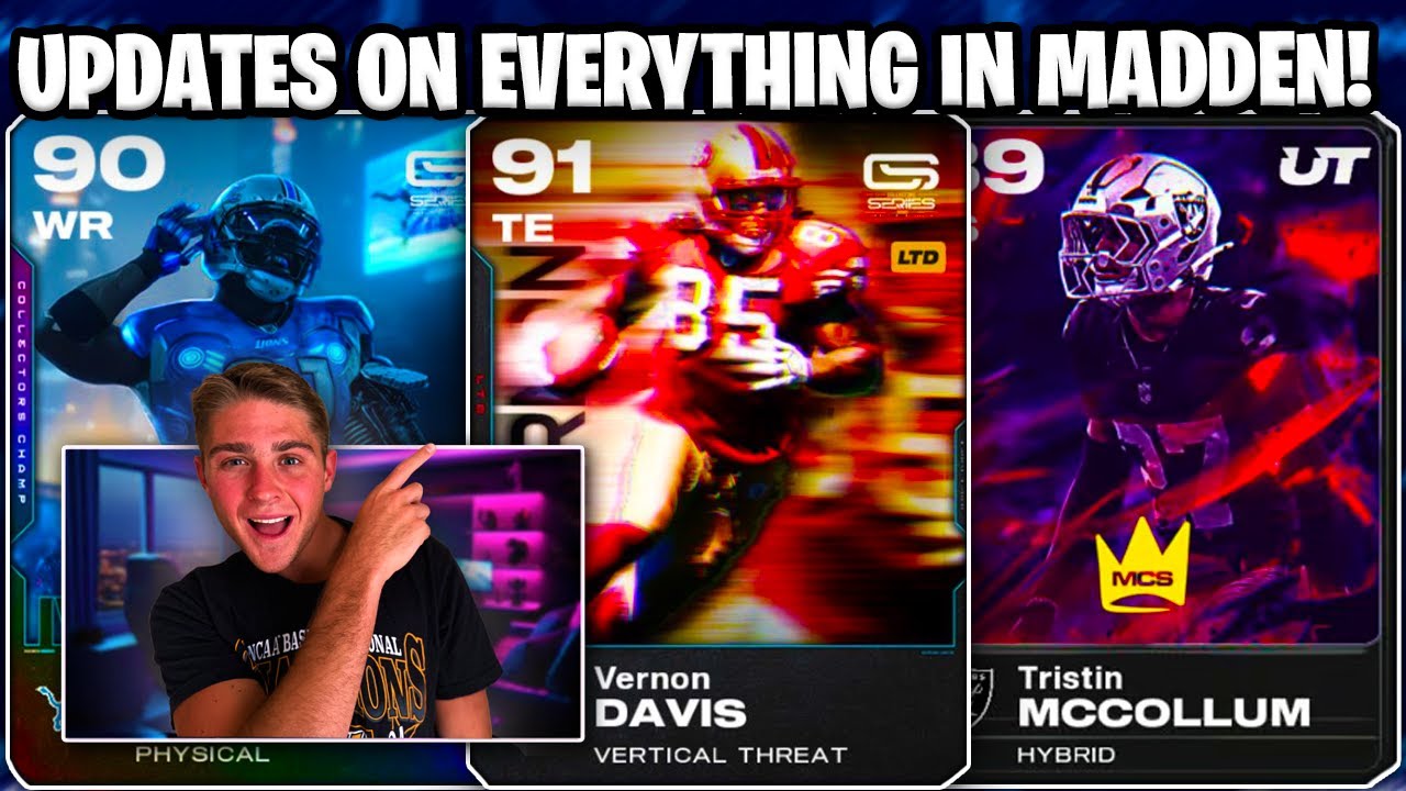 Madden 26 Updates: MCS McCollum, Makerights, Collector Series, and More