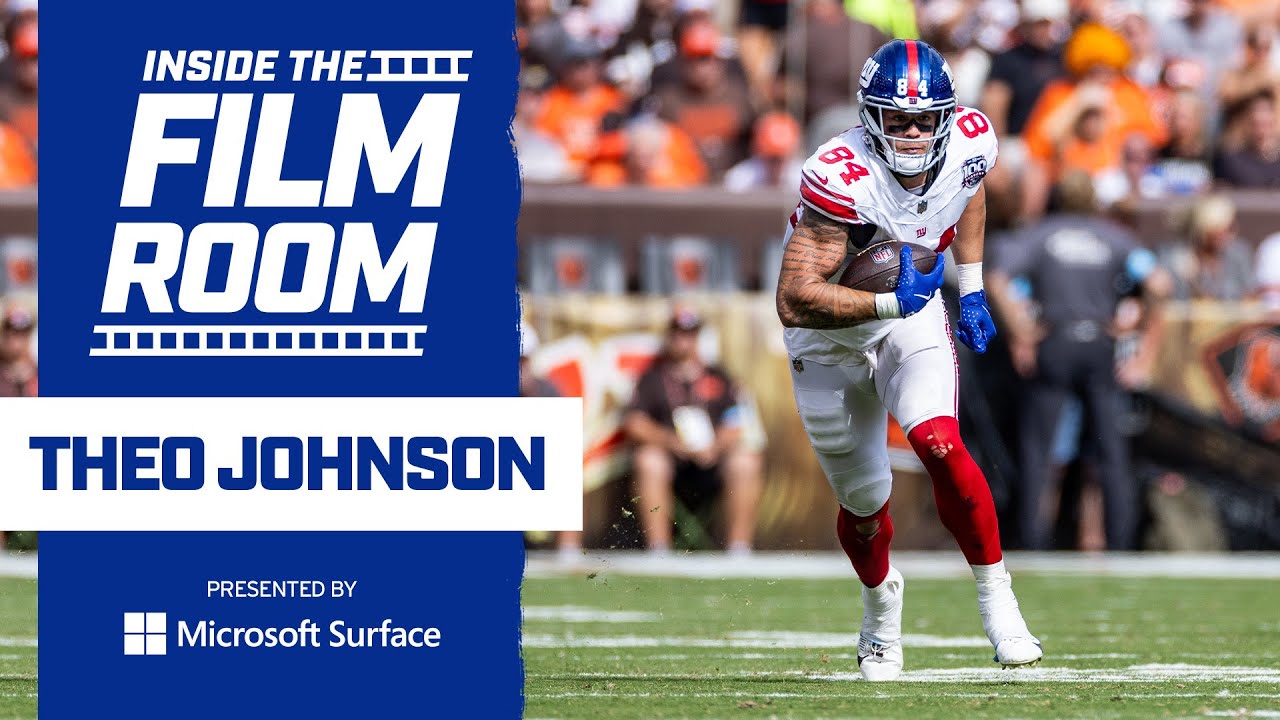 Giants Film Room: Theo Johnson's Promising Rookie Season Breakdown 🏈