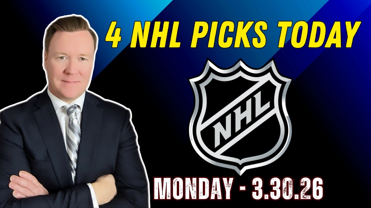 Monday 4 NHL Betting Picks l 3/30/26 l Vernon’s Best NHL Bets, Expert Picks and Predictions