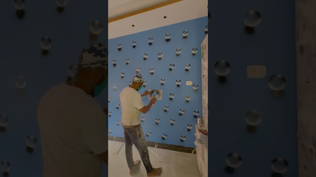3D Bubble Wall Painting Design 🫧