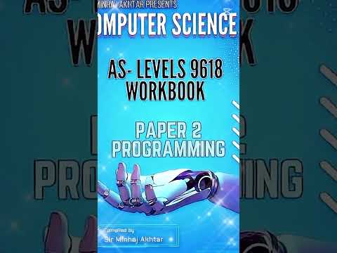 Computer Science 9618 Paper 2 Programming book for students