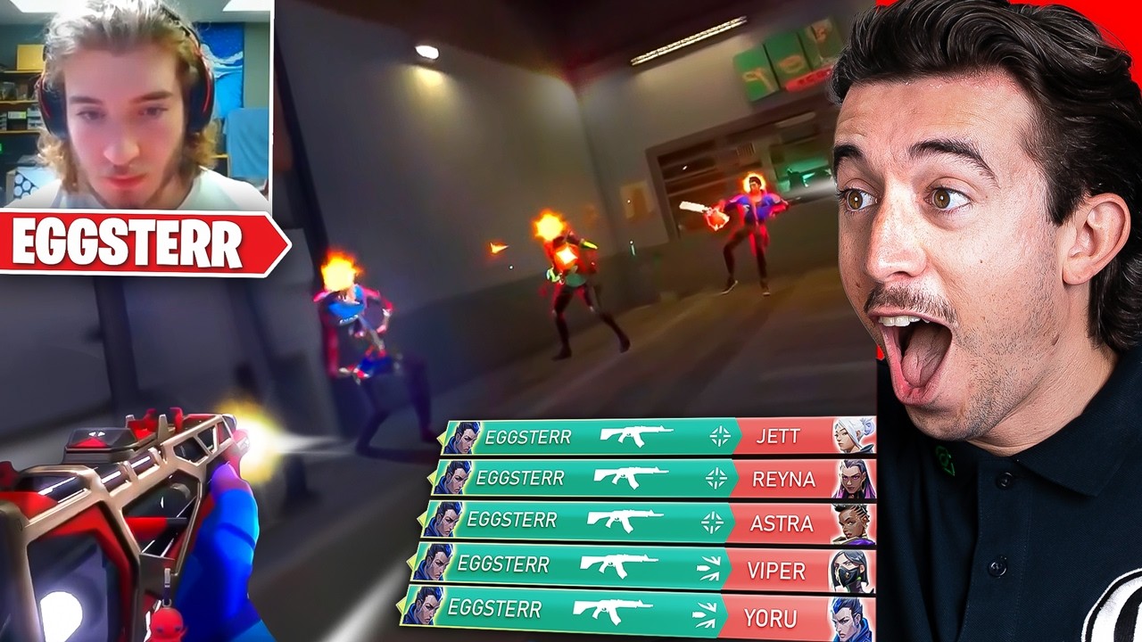 Valorant Noobs React to Top Yoru Player (Eggsterr) 🎮