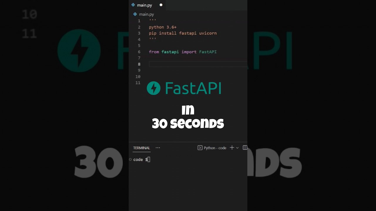 FastAPI Overview in 30 Seconds
