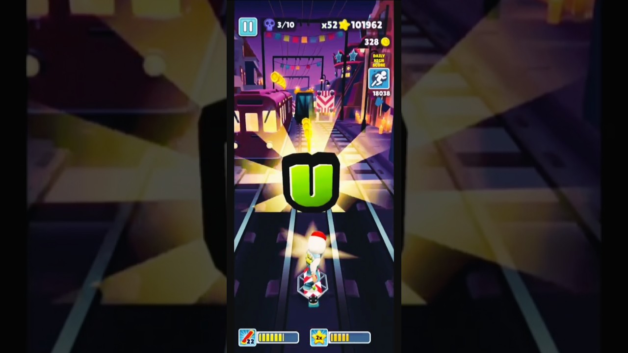 Nostalgic Childhood Love in Subway Surfers β€οΈ | Trending Short Video