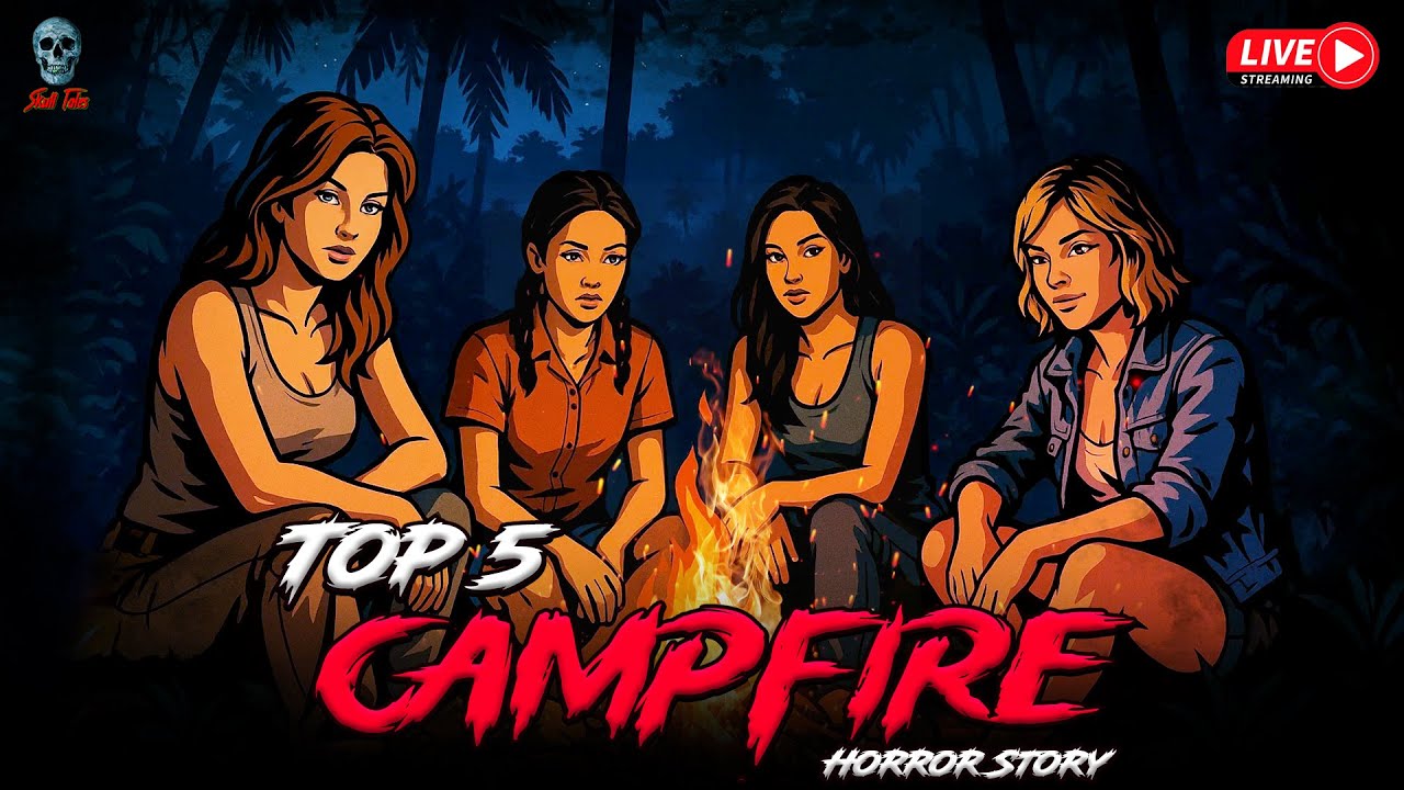 Top 5 Campfire Horror Stories | Hindi Horror Stories | Live Stream by Skull Tales