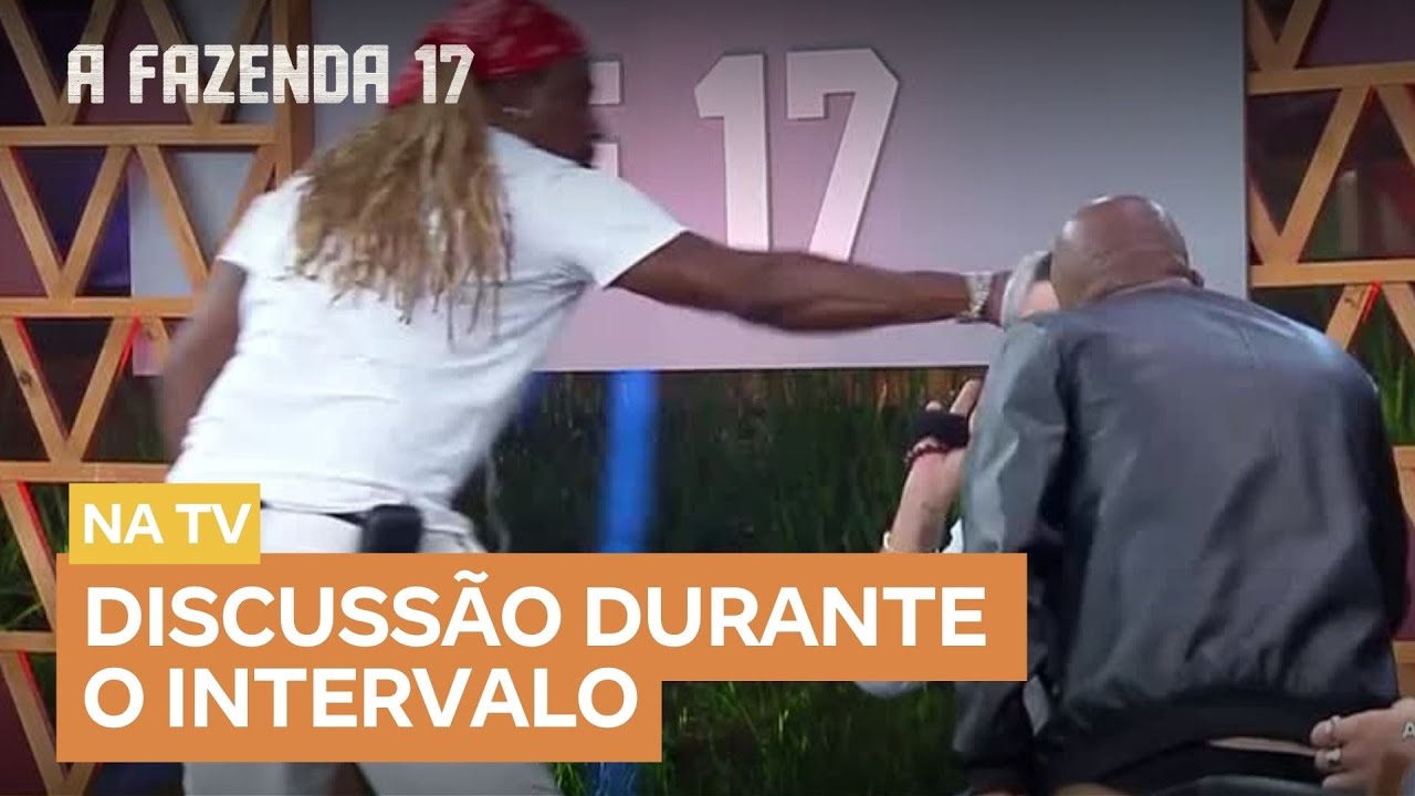 Créo Kellab Tensa e Agrede Fabiano em A Fazenda 17