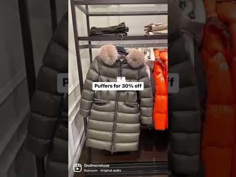 MONCLER OUTLET SHOPPING w/ PRICES ✨ #shorts #moncler #outletmall #comeshopwithme