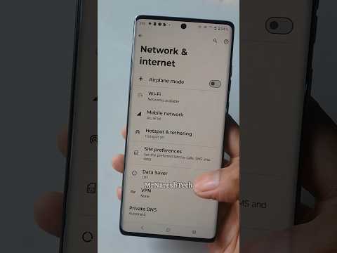 5G calling setting in Motorola Edge 50 Fusion #short #motorolaedge50fusion