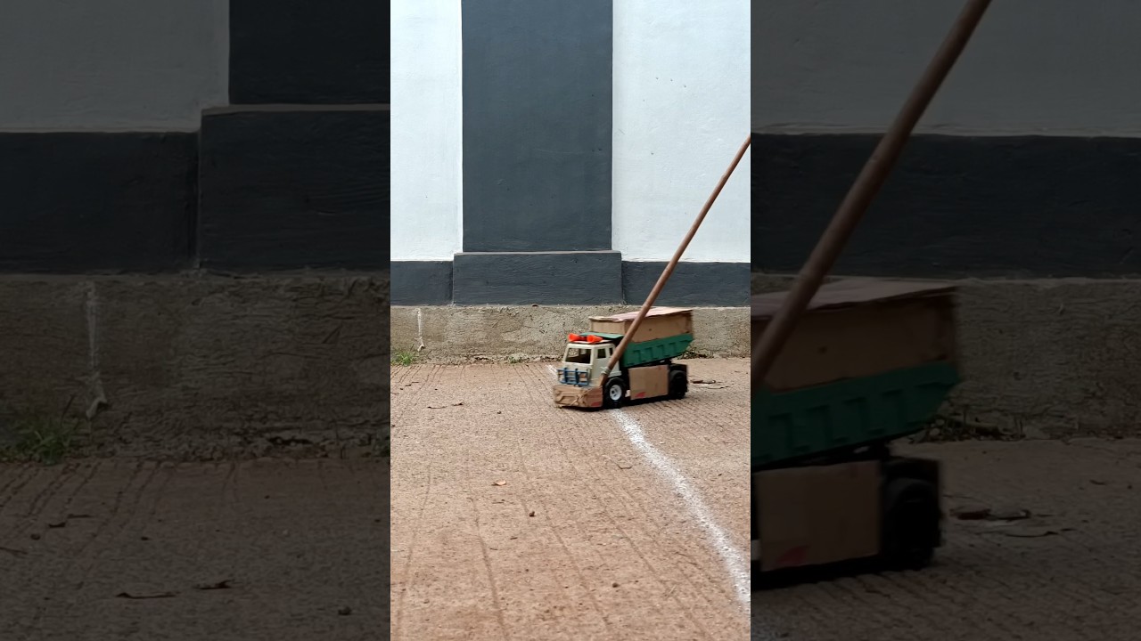 Miniature Truck Wobbles Hilariously 🚚