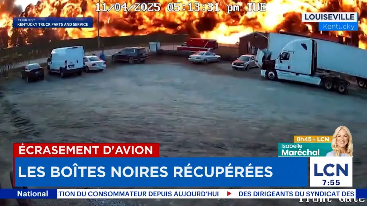 Crash d’un avion-cargo à Louisville : 12 victimes confirmées 🚨