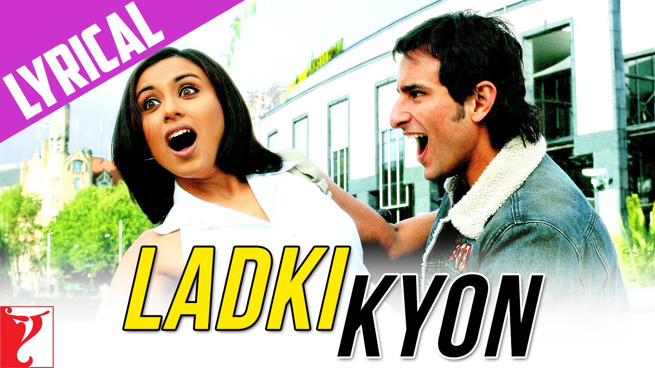 Ladki Kyon Song with Lyrics from Hum Tum 🎶 | Saif & Rani | Jatin-Lalit & Prasoon Joshi
