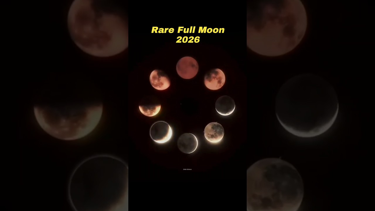 Rare Full Moon in 2026 🌕
