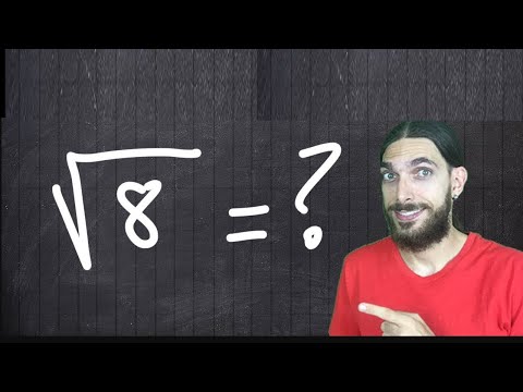 Como resolver rápido a raiz quadrada de 8? Matemática Básica