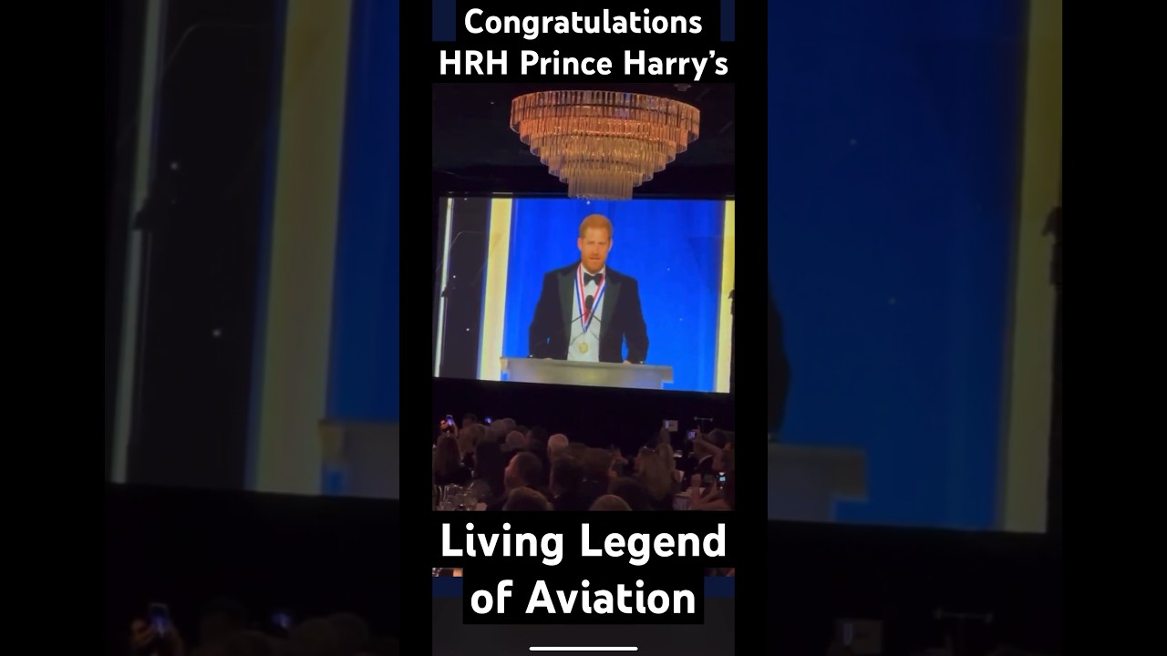 Prince Harry's Speech at Living Legends of Aviation ✈️