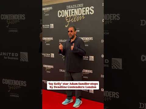 ‘Jay Kelly' Star Adam Sandler Stops by Deadline Contenders: London