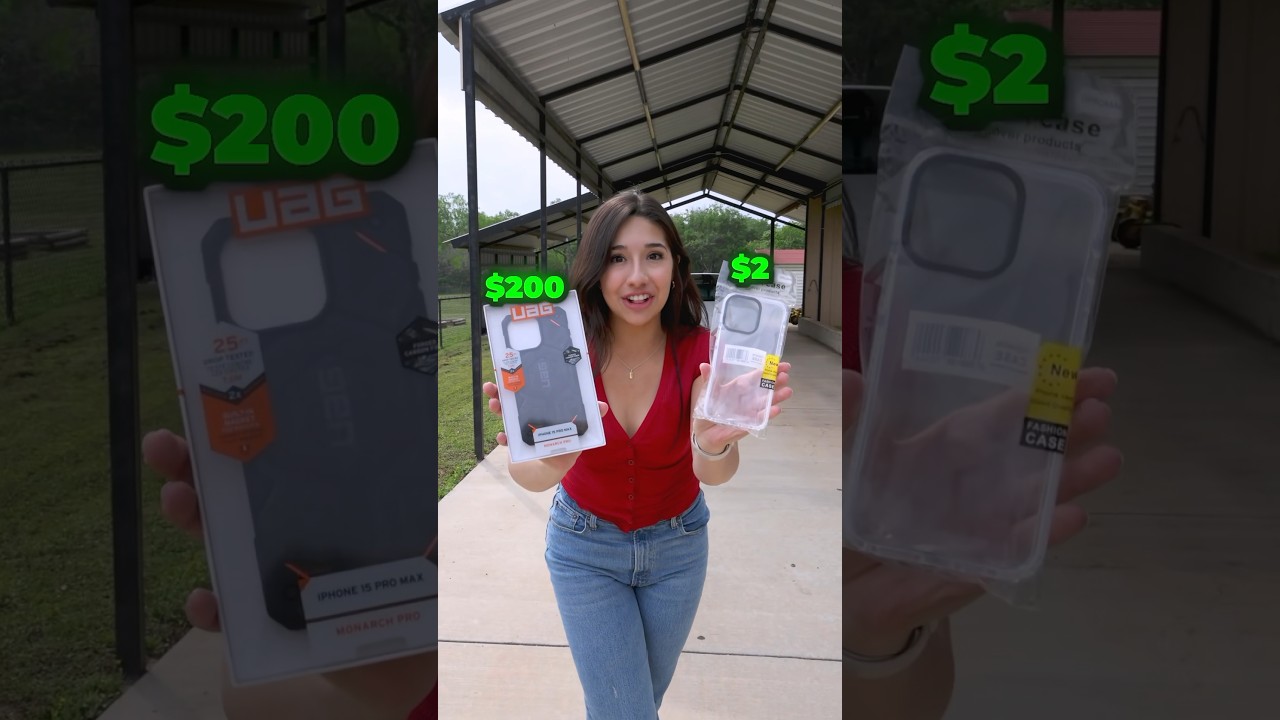 $2 vs $200 iPhone Case 📱