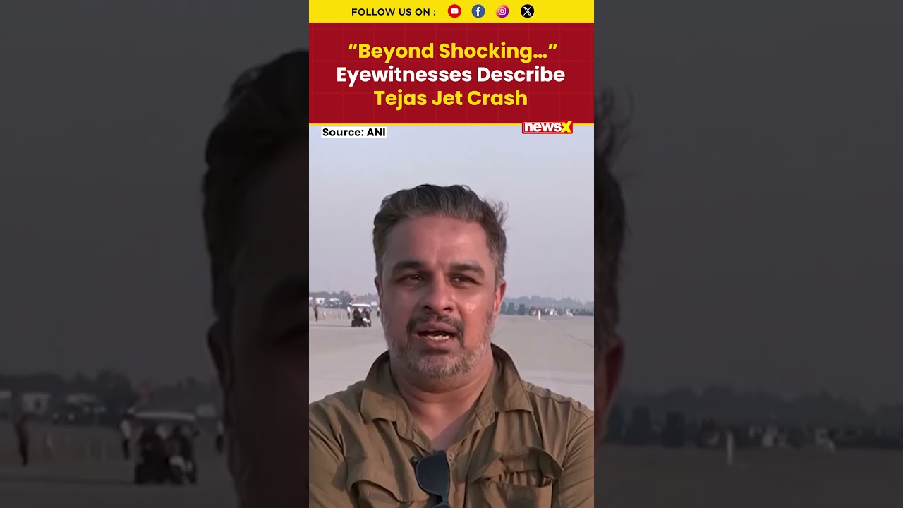 “Beyond Shocking…” Eyewitnesses Describe Tejas Jet Crash At Dubai Airshow