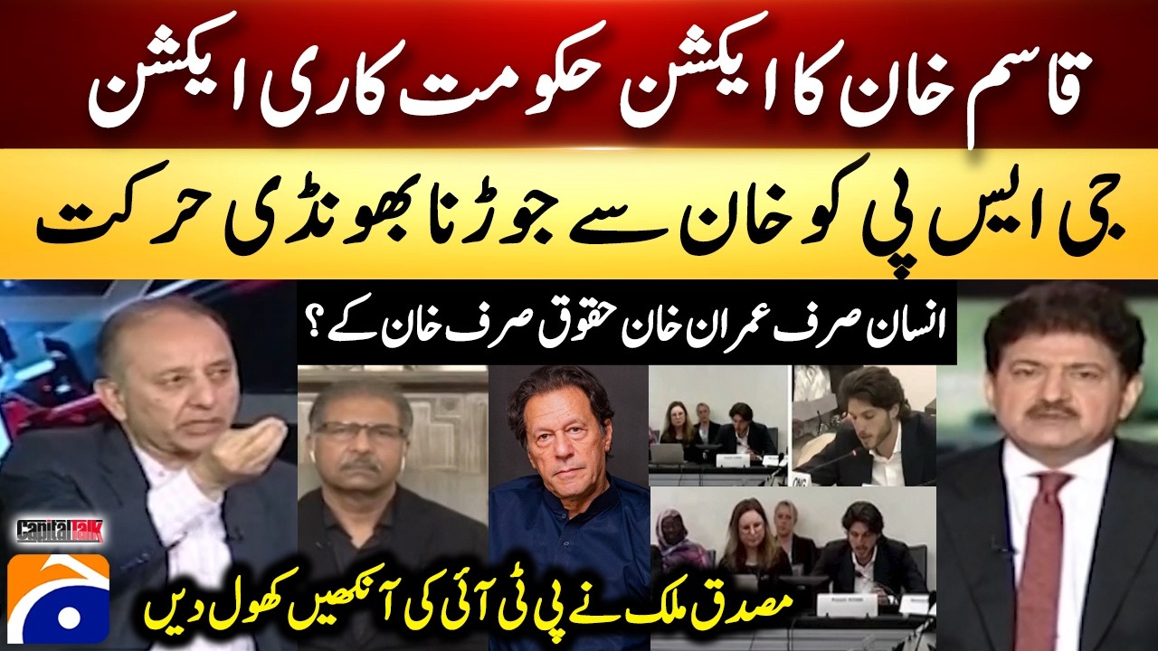 Imran Khan Son Kasim Khan Speech In Geneva - Govt's Reaction... - Hamid Mir - Capital Talk