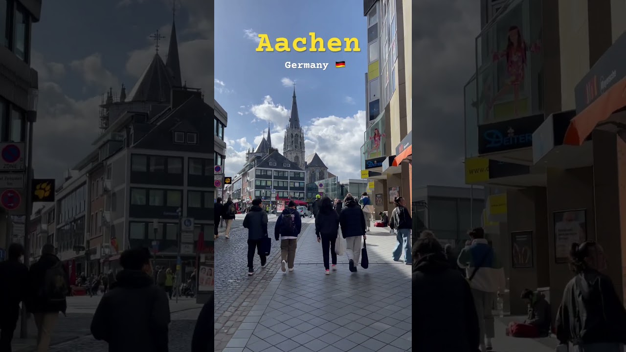 Aachen, Germany 🇩🇪 — 4K Walking Tour | Beautiful City