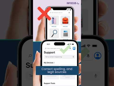Scam Alert 🚨 How to Identify Fake Websites! #youtubeshorts #cybersafety
