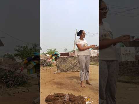 गोवर्धन की पूजा की और बनाई कड़ी कचोरी#youtubeshort #minivlog #dailyvlog #familyvlog#trendingshort
